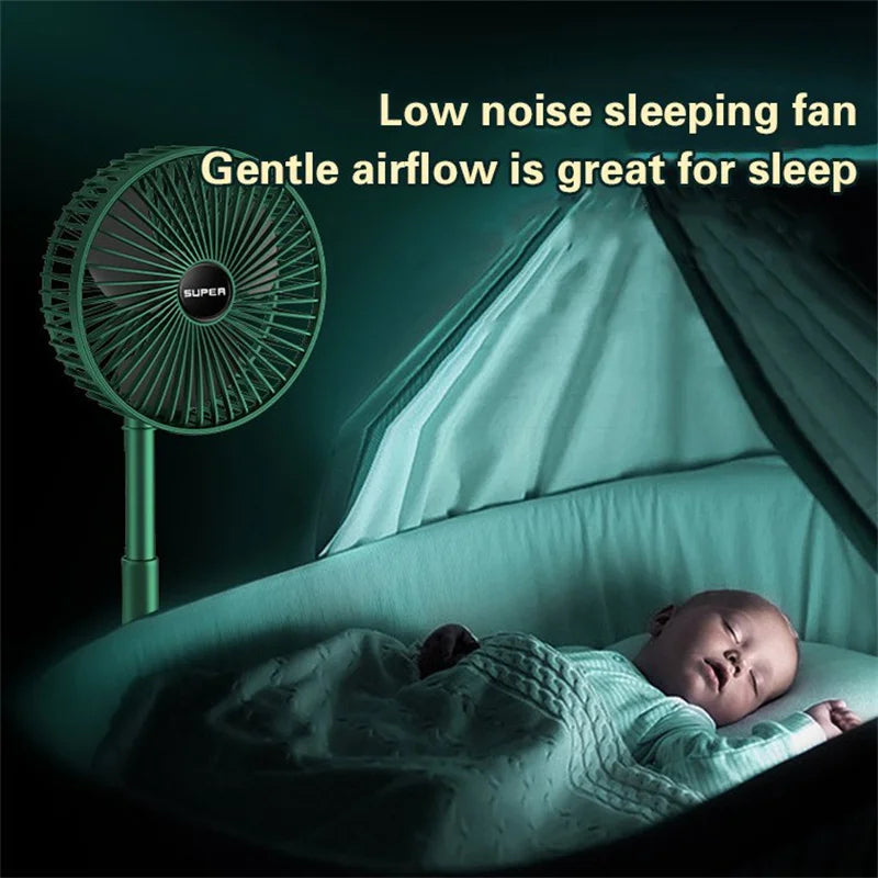 Portable Telescopic Folding Fan Table Desk Fan