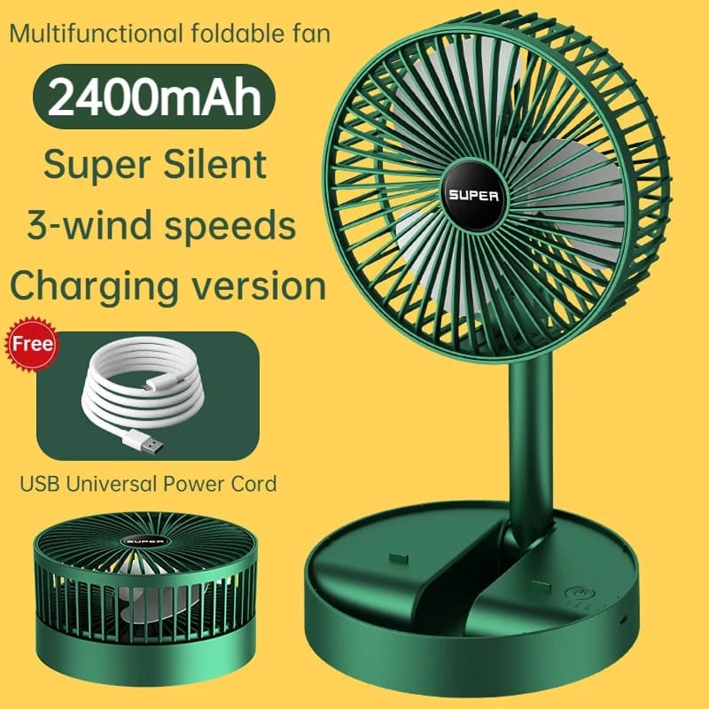 Portable Telescopic Folding Fan Table Desk Fan